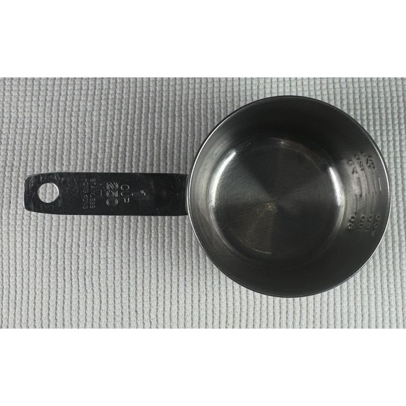 Kong Other - VTG STAINLESS MEASURING (1 CUP) HONG KONG KITCHEN  With Metric Markings